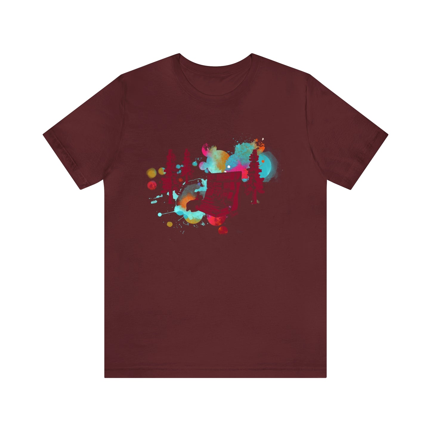 Rabbit Rockin Synth Unisex Tee 100% Airlume Cotton
