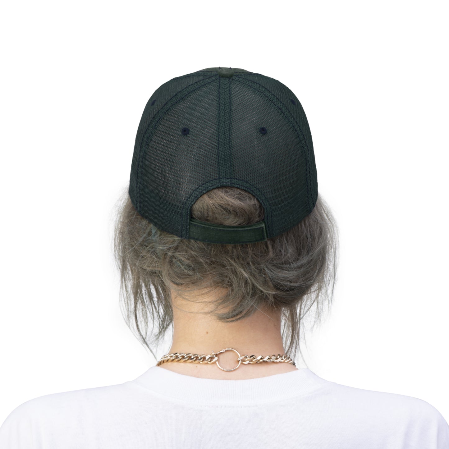 Blooming Floral Guitar Unisex Trucker Hat