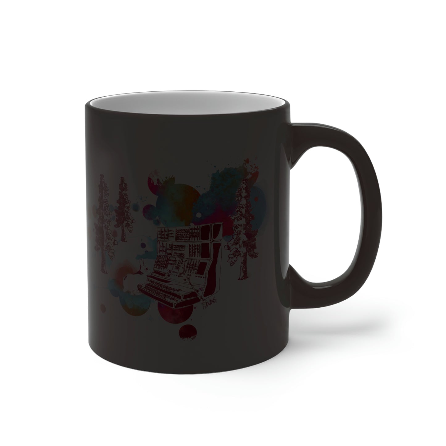 Rabbit Rockin Synth Color Changing Mug