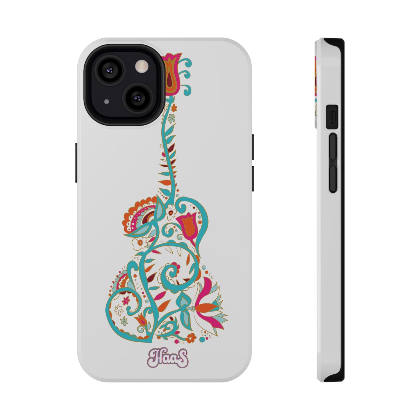 Blooming Floral Guitar Impact-Resistant Cases