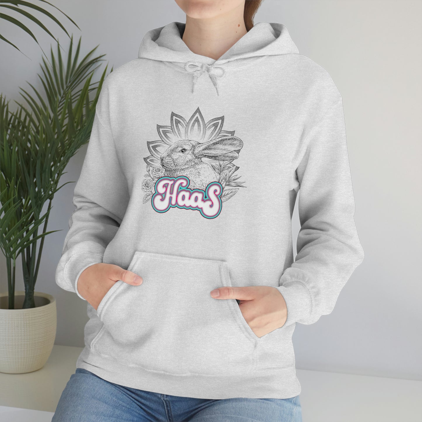 HAAS Rabbit Unisex Heavy Blend™ Hooded Sweatshirt