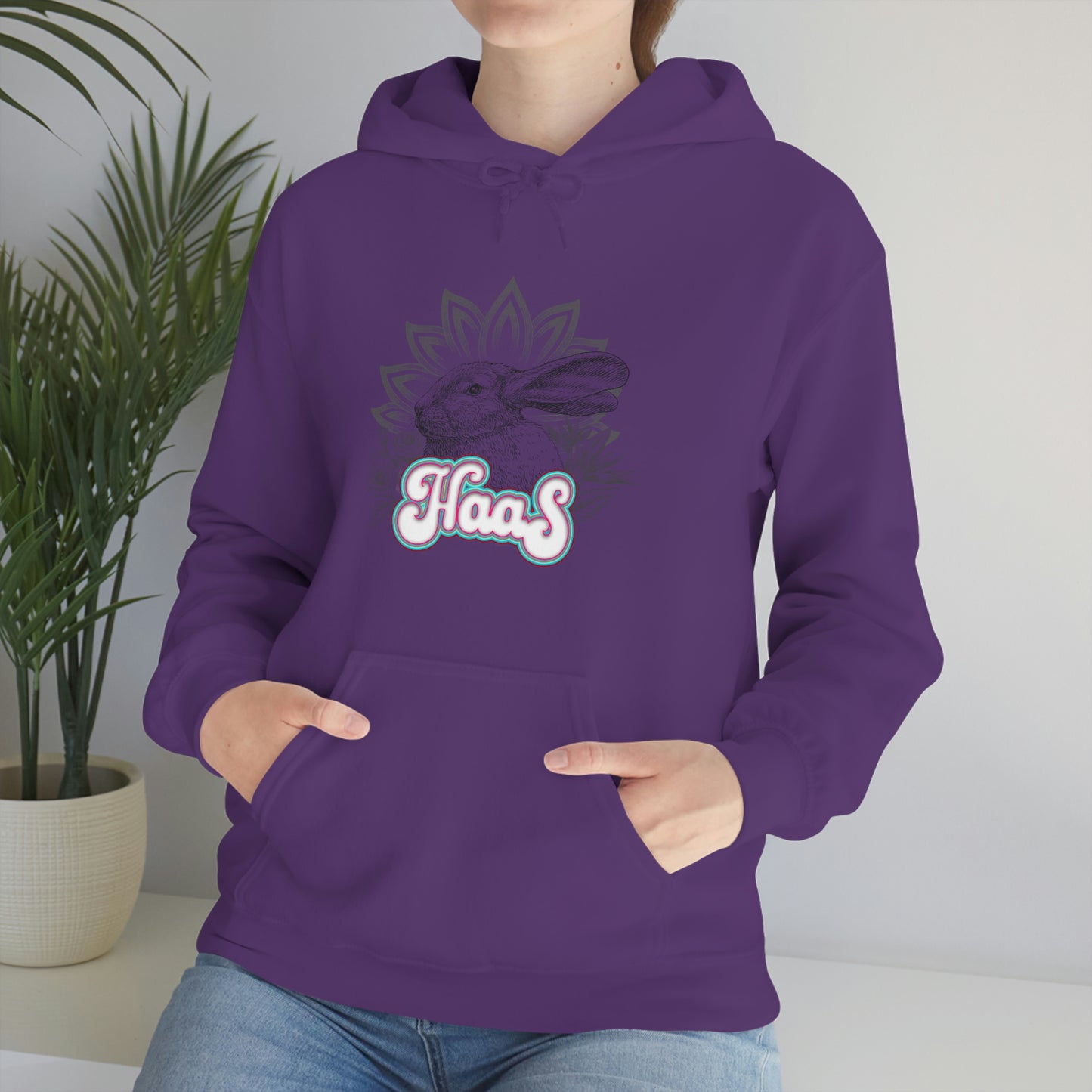 HAAS Rabbit Unisex Heavy Blend™ Hooded Sweatshirt