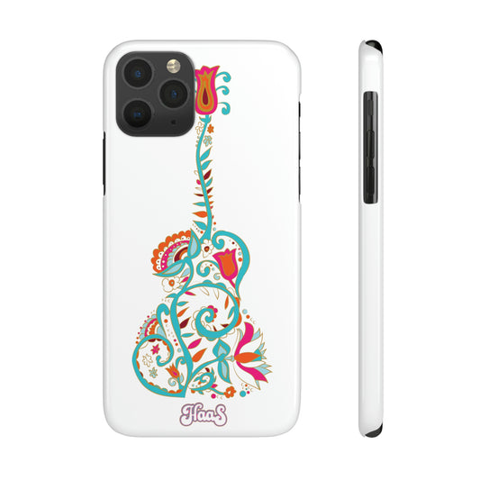 iPhone 11 Blooming Floral Guitar Design Phone Case