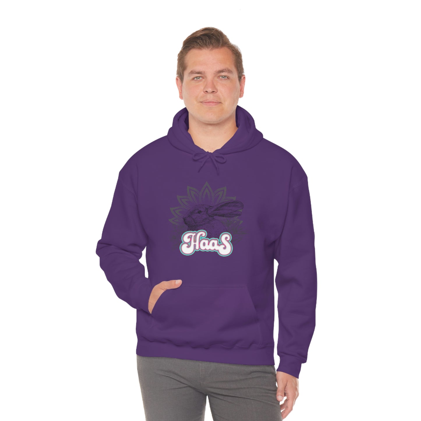 HAAS Rabbit Unisex Heavy Blend™ Hooded Sweatshirt